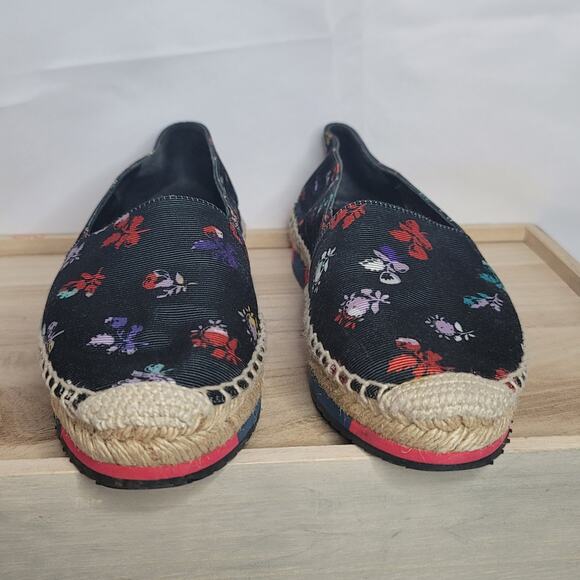 Diane Von Furstenberg- Women's Tulum Espadrilles- Shoes- Navy- Size 6 - Picture 3 of 7